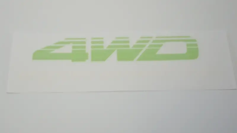 Rex Rear Glass 4Wd 660 Stickers 4