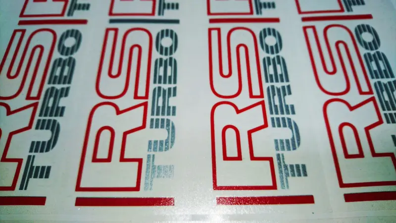 Rs Turbo Quarter Panel Decals (Metallic) - Pair 2