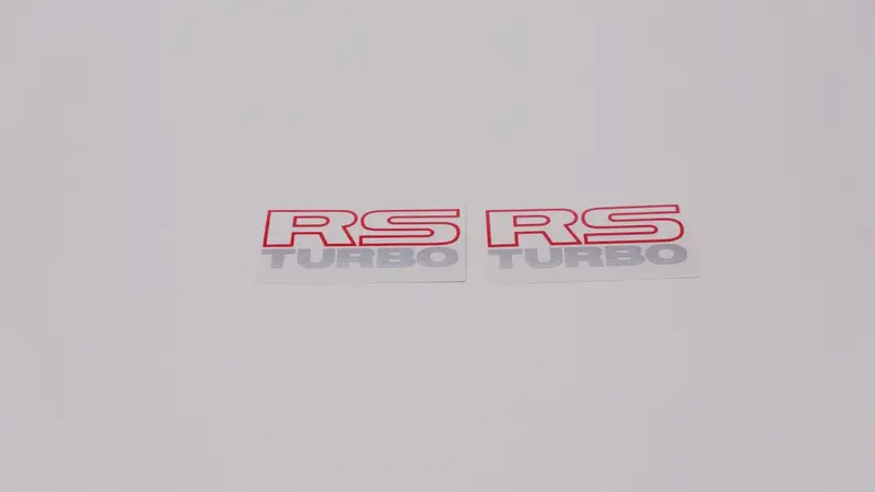 Rs Turbo Quarter Panel Decals (Metallic) - Pair 5