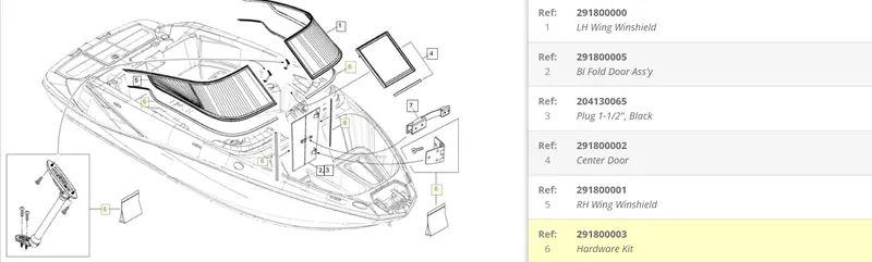 Sea-Doo Hardware Kit 1