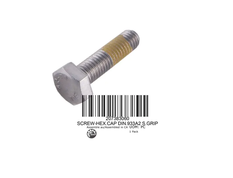 Sea-Doo Hex. Screw M8 X 30, Scotch Grip 1
