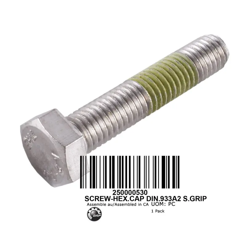 Sea-Doo Hex. Screw M8 X 40, Scotch Grip 1