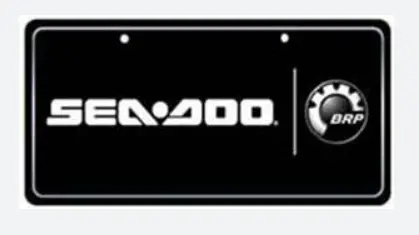 Sea-Doo License Plate 1