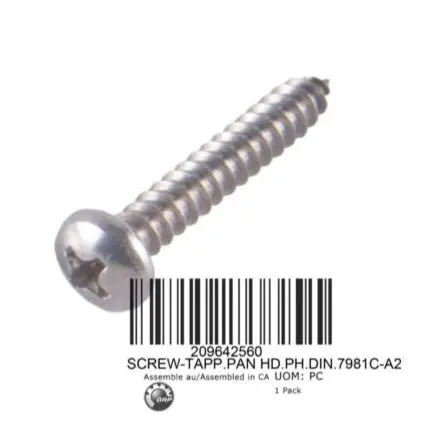 Sea-Doo Phillips Screw M4.2 X 25 1