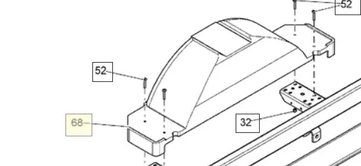Sea-Doo Trailer Fender Grey 1