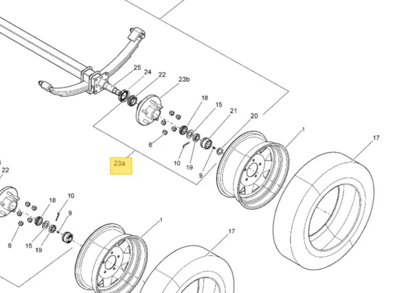 Sea-Doo Trailer Move Ii Hub Assy 1