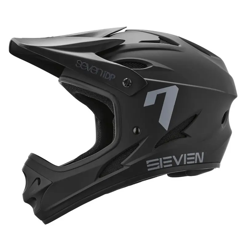Seven Idp M1 2025 Youth Race Helmet - Matt Black 1