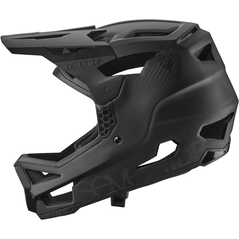 Seven Idp Project 23 Carbon Race Helmet - Black/Raw Carbon 1