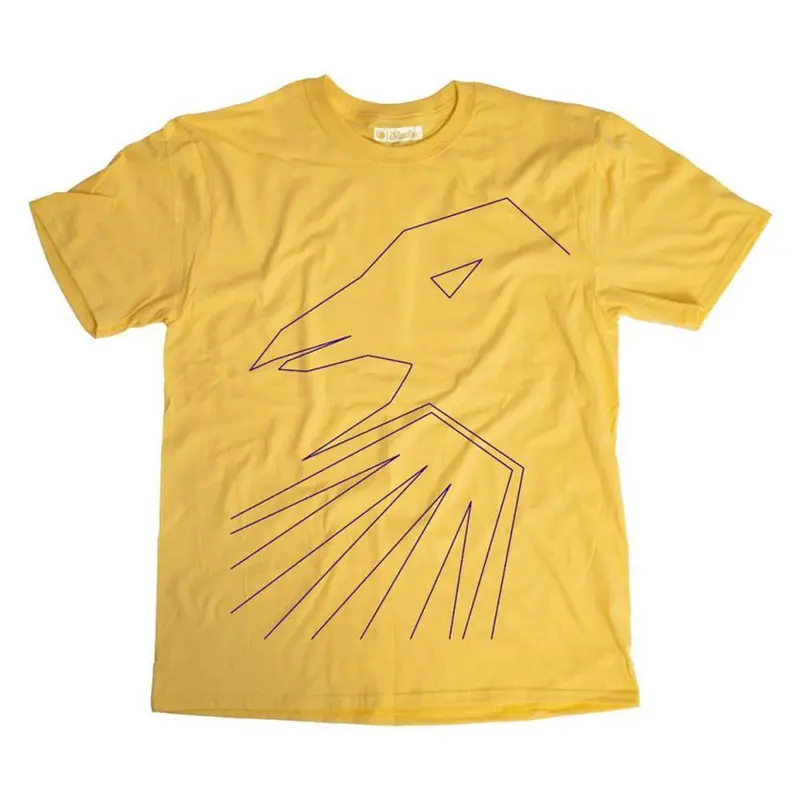 Shadow Thin Line T-Shirt - Lemon Zest 1