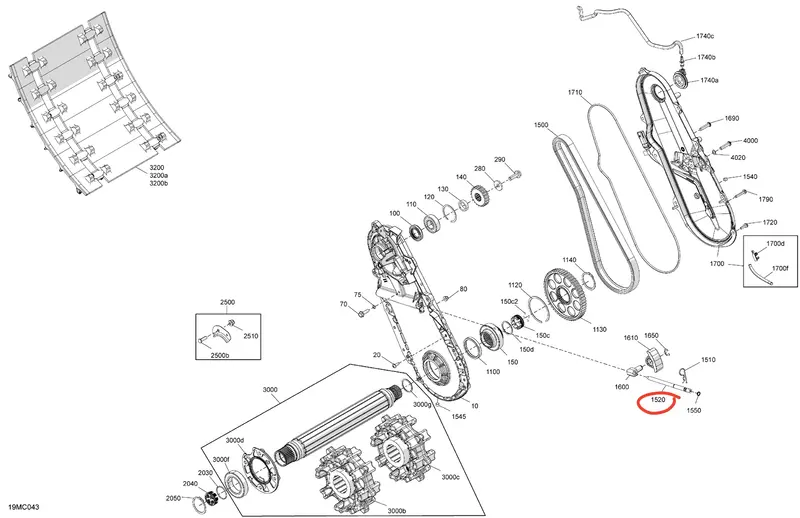 Ski-Doo Adjustment Screw 1