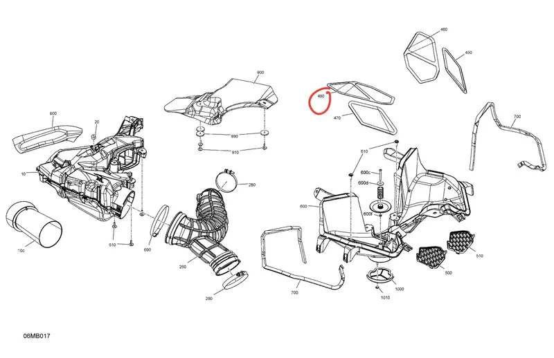 Ski-Doo Air Filter 1