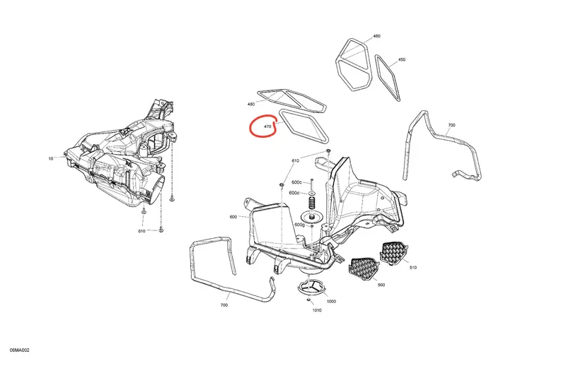 Ski-Doo Air Filter 1