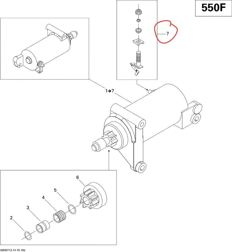 Ski-Doo Brush Kit 1