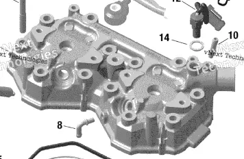 Ski-Doo Cylinder Head Cover 1