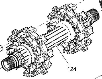 Ski-Doo Drive Axle Assembly 1