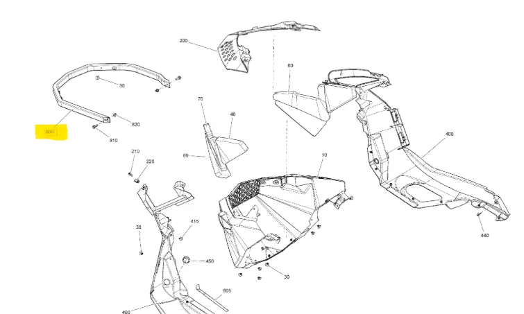 Ski-Doo Front Bumper 1