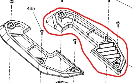 Ski-Doo Gen 5 Rh Air Filter 1