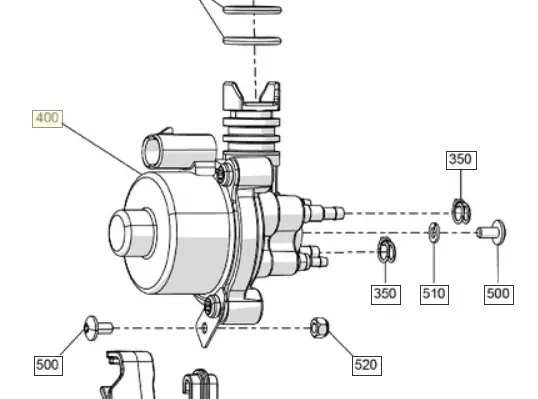 Ski-Doo Hydraulic Pump 1