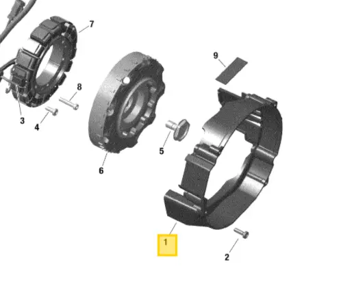 Ski-Doo Ignition Housing 1
