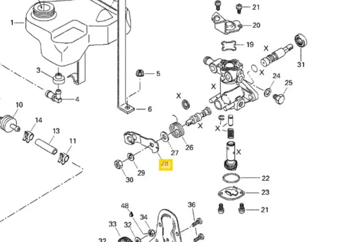 Ski-Doo Lever Control 1