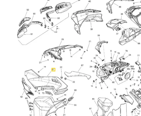 Ski-Doo Lh Race Hood 2