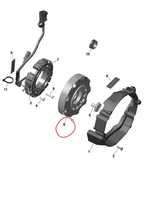 Ski-Doo Magneto Flywheel 1