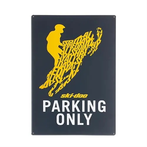 Ski-Doo Parking Only Sign (8"X12") 1