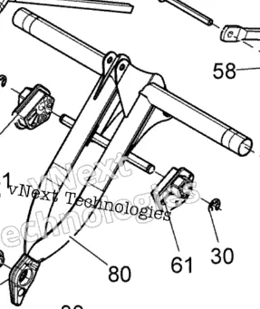 Ski-Doo Rear Arm 1