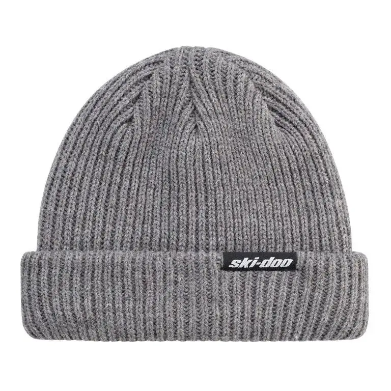 Ski-Doo Short Beanie Heather Grey 1