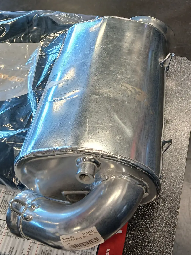 Slp Lightweight Exhaust Silencer - 09-317 - Opened / Display 1