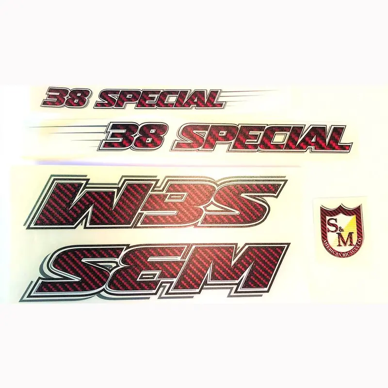 S&M 38 Special Frame Decal 1