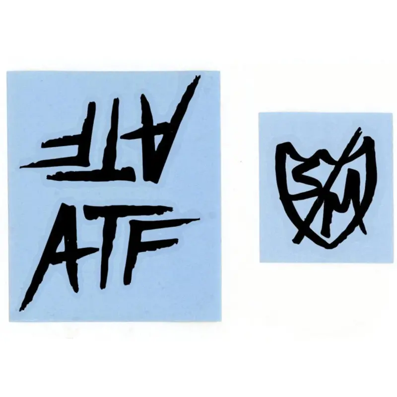 S&M Atf Frame Decal Sticker Set - Black 1