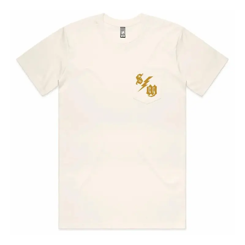 S&M Bolt Pocket T-Shirt - Bone 1