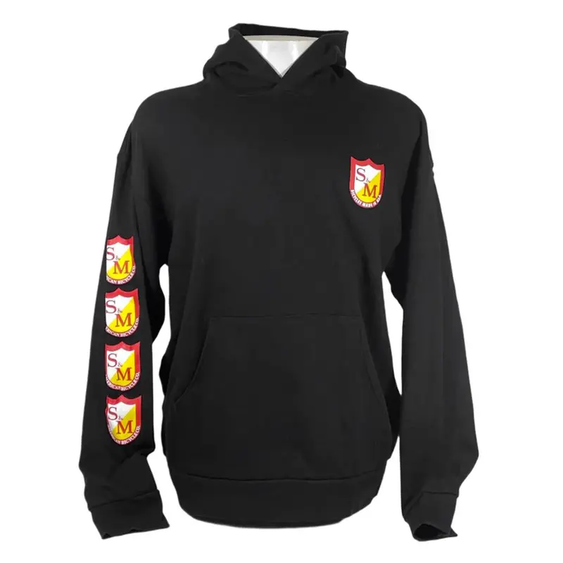 S&M Five Shield Midweight Hoodie - Black 1