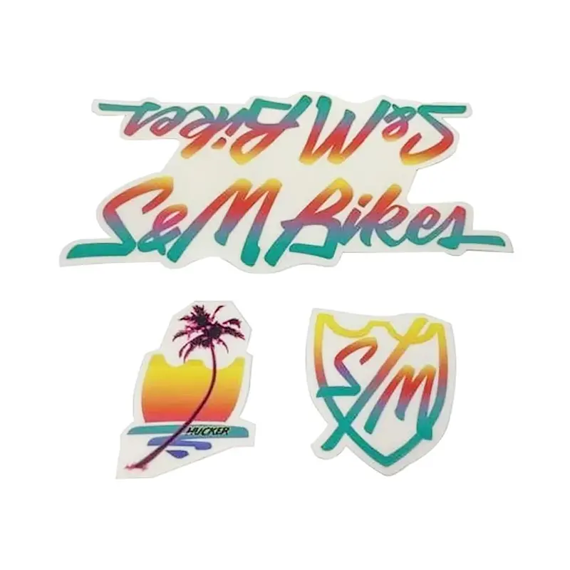 S&M Hucker Tropical Frame Stickers 1