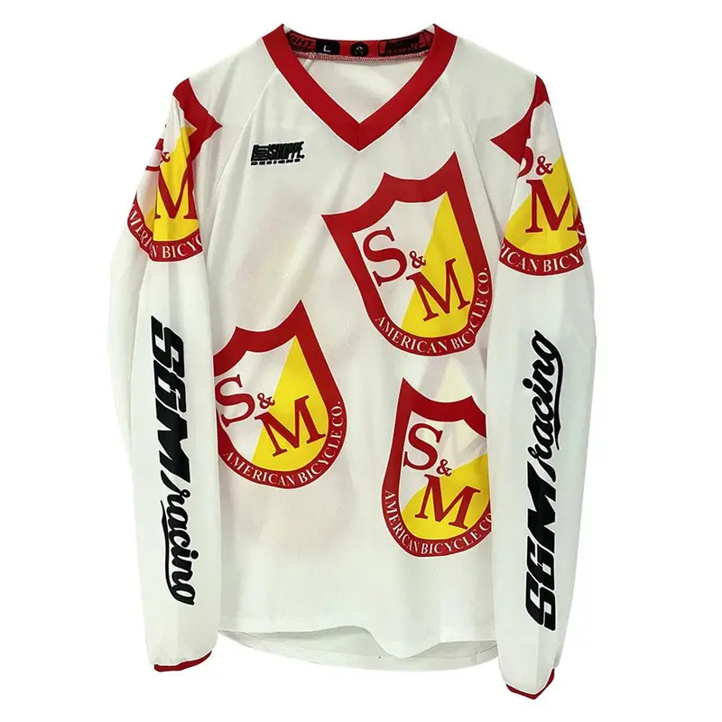 S&M Og Shield Race Jersey - White 1
