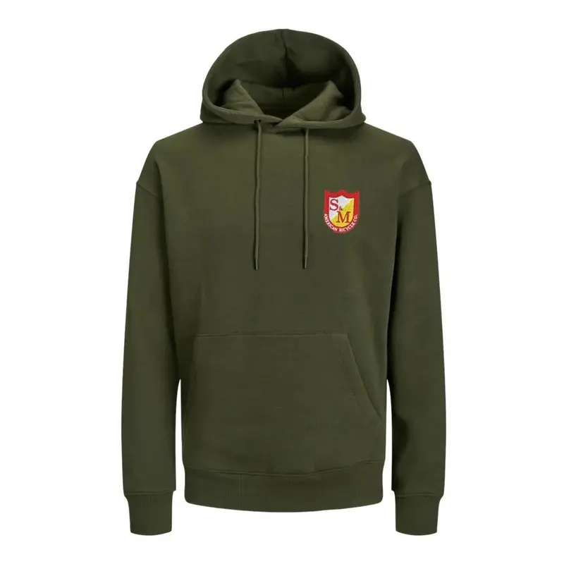 S&M Pocket Shield Heavyweight Hoodie - Army Green 1