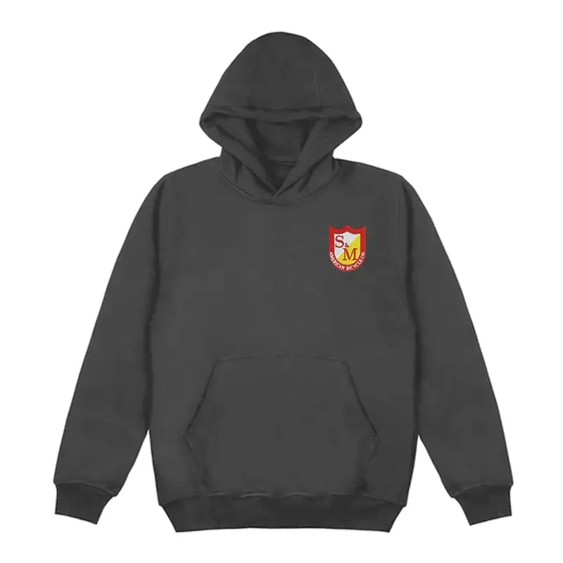S&M Pocket Shield Heavyweight Hoodie - Grey 1