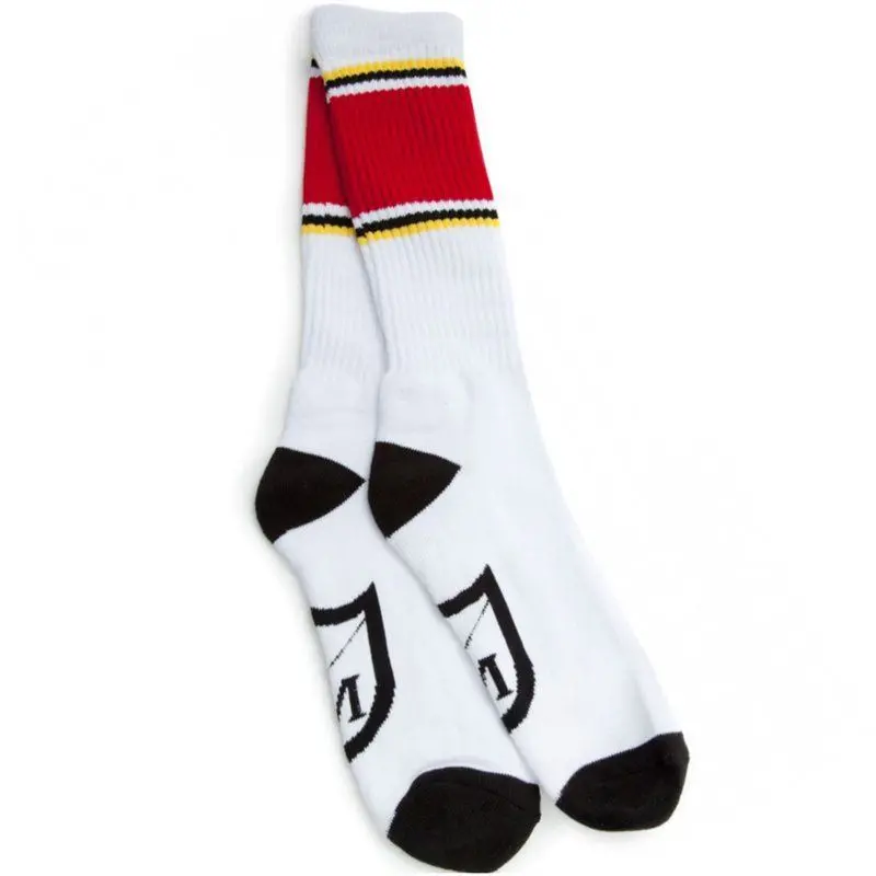 S&M Retrograde Socks White/Red 1