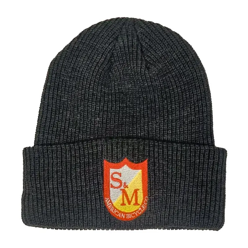 S&M Ribbed Cuffed Beanie - Grey 1