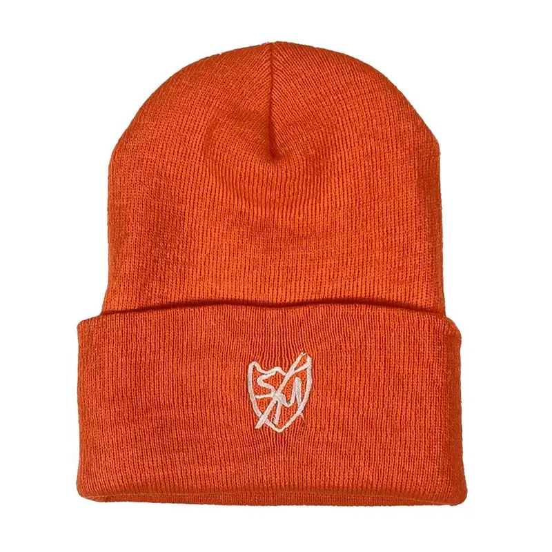 S&M Sharpie Shield Cuffed Beanie - Orange 1
