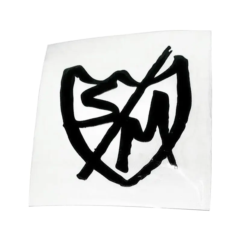 S&M Sharpie Shield Individual 2.5" Sticker - Black 1