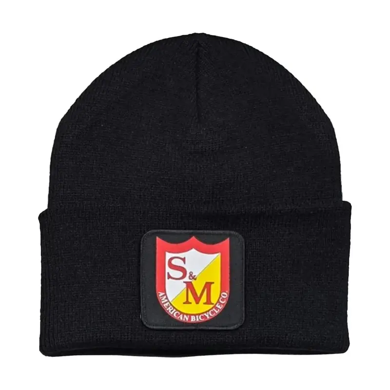 S&M Thinsulate Cuffed Beanie - Black 1