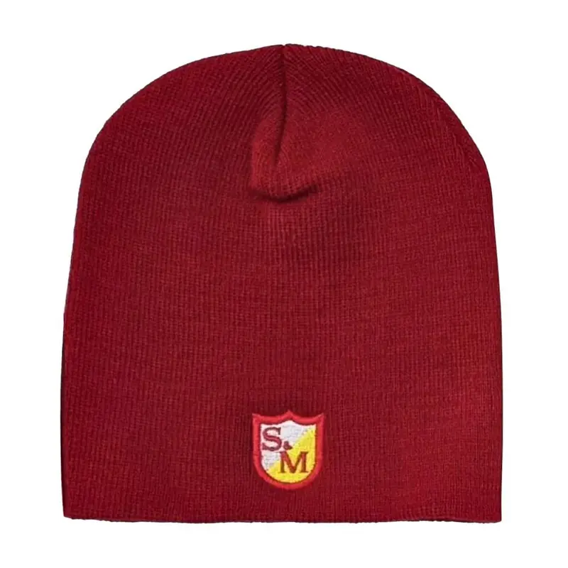 S&M Uncuffed Shield Beanie - Red 1