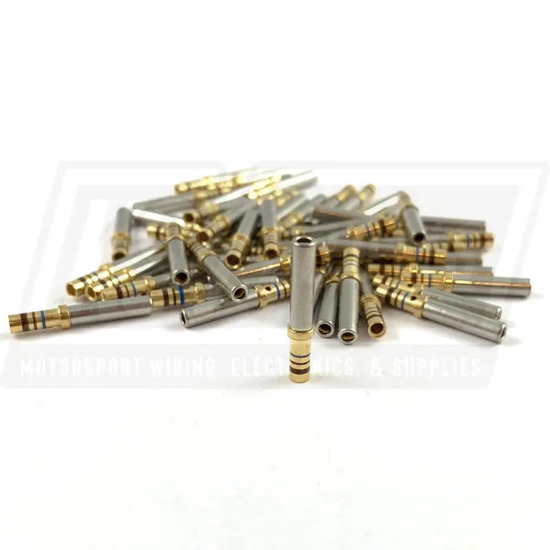 Socket Terminal For Deutsch Dt Plug Housing, Gold Solid Contact (20-16 Awg) 1