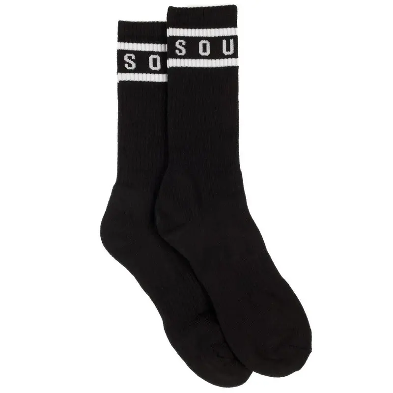 Source Adult Crew Socks - Black 1