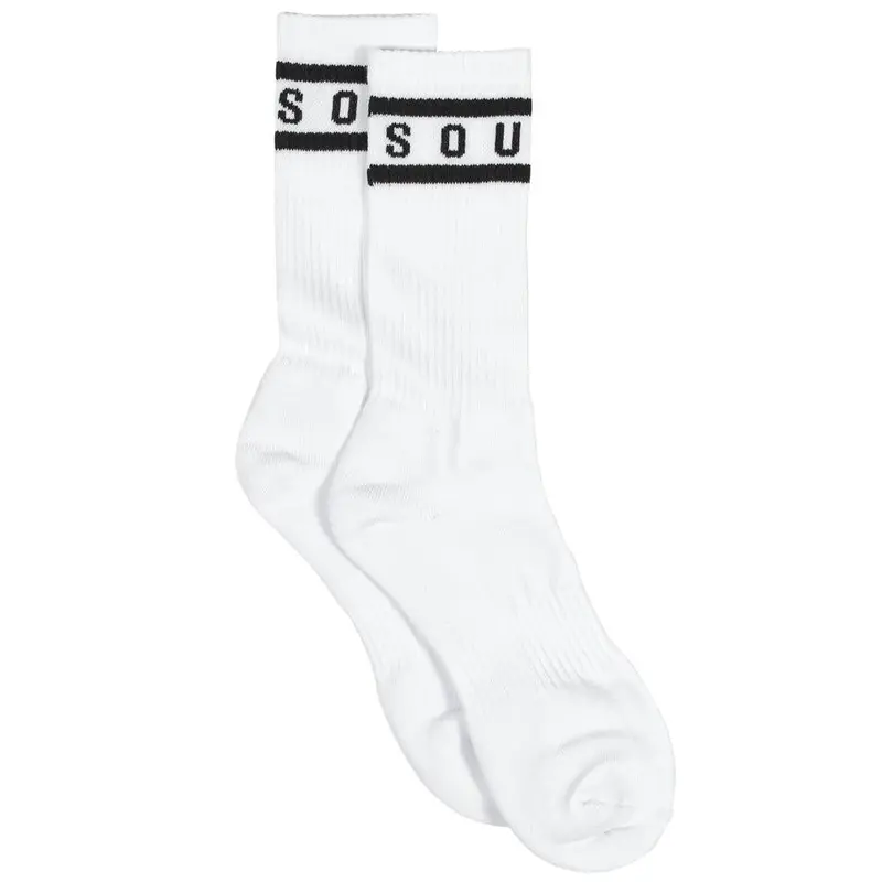 Source Adult Crew Socks - White 1