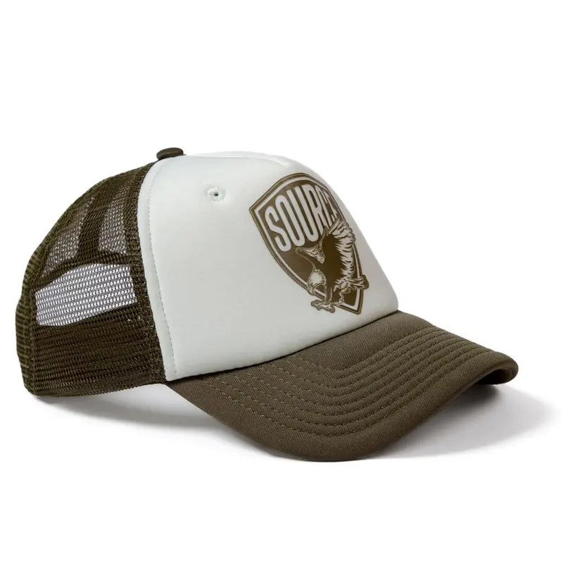 Source Eagle Trucker Hat - Olive/White 1