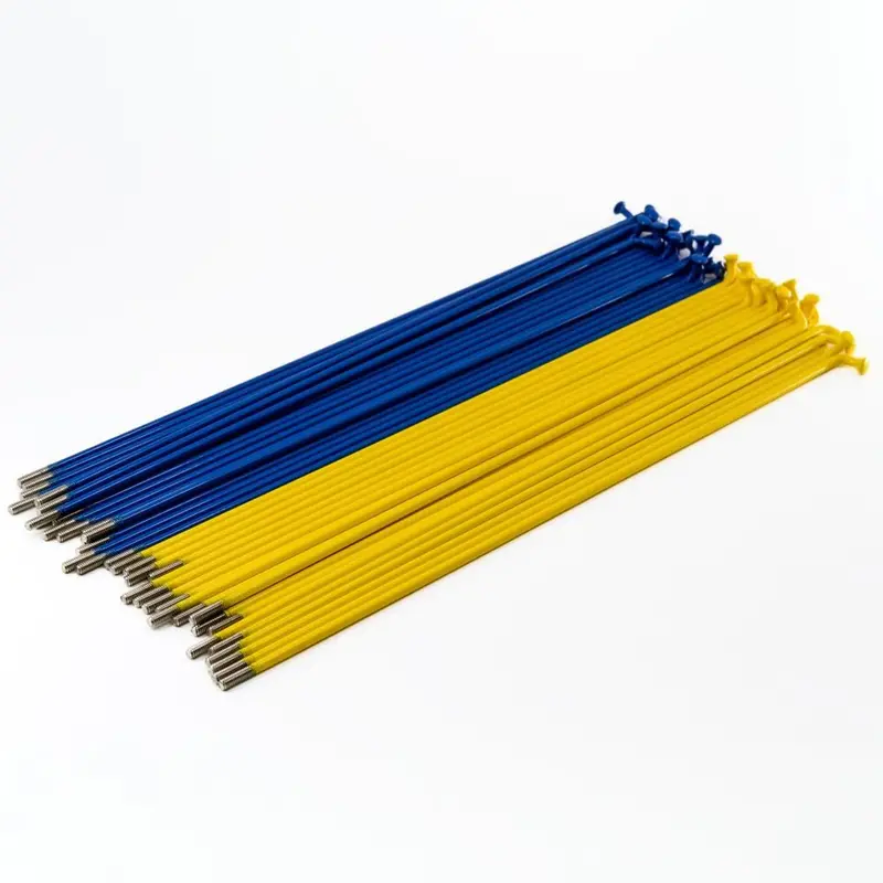 Source Stainless Spokes (40 Pack) - Blue/Yellow 1