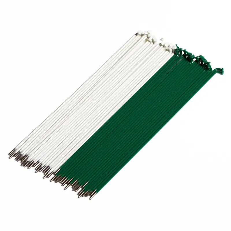 Source Stainless Spokes (40 Pack) - White/Green 1